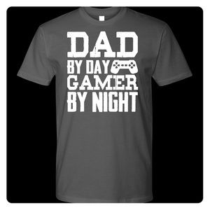 Men’s Dad by day Gamer by night Tee